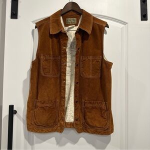SKOTTS SUEDE Brown Corduroy Vest